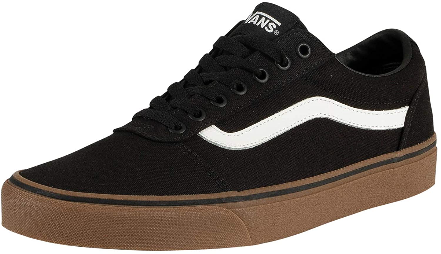 Vans Men's Ward Canvas Low-Top Sneakers, Black Black/Gum 7hi), 6.5 (40 EU) – Sneaks Online