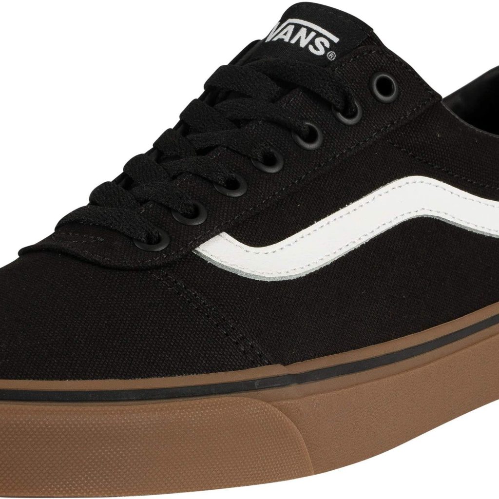 vans black canvas sneakers